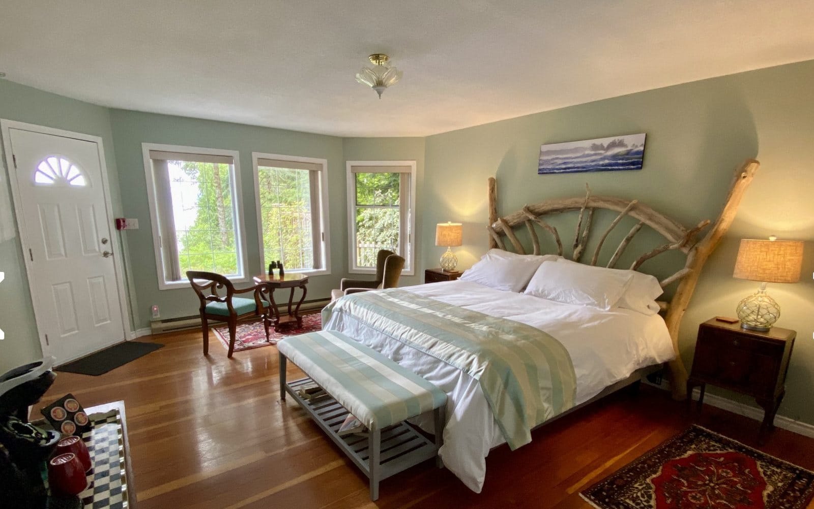 Private room at the retreat venue
